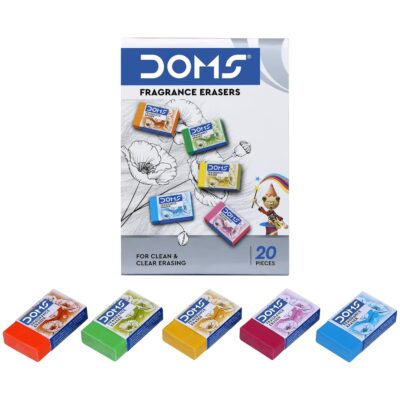 Doms Fragrance Erasers – Non-Toxic, Dust-Free, Pack of 20