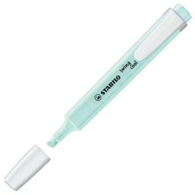 STABILO Swing Cool Highlighter Pen Pastel - Pack of 6 (Assorted Colours)