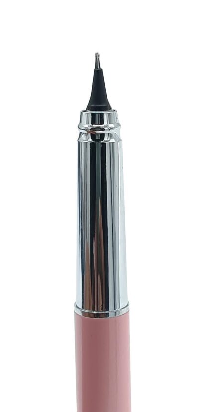 Hero Pen Original Metal Body Fountain Pen, Smooth 360 Degree Angle Nib, Fixed Converter, Chrome Trims with Gift Box All Rounder Hero 70 ink pen (Baby Pink)
