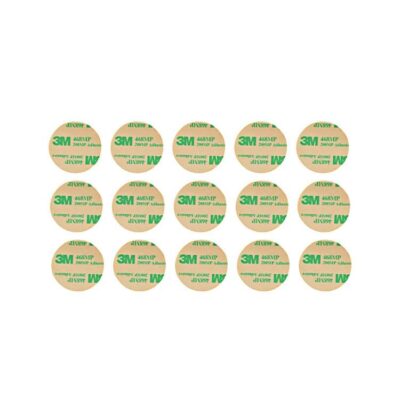 TRUEBOND 3M 467MP Die Cut Round Circle Two Double Sided Self Adhesive Tape (Pack of 5)