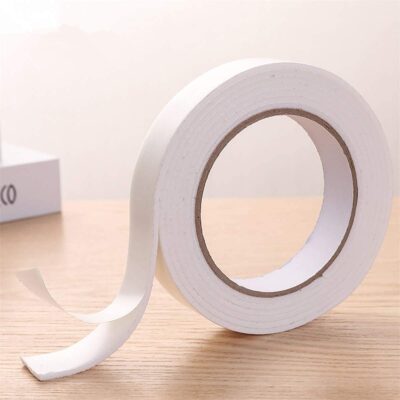 Double Sided Foam Tape Strong Adhesive Multipurpose Mounting Adhesive for Wall, Furniture, Balloon & Craft 12MM X 5MTR (6)
