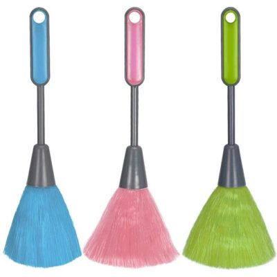 3 Pieces Pack Fluffy Microfiber Kitchen Duster Laptop Keyboard Brush Computer Screen Cleaner Tool, Multicolor