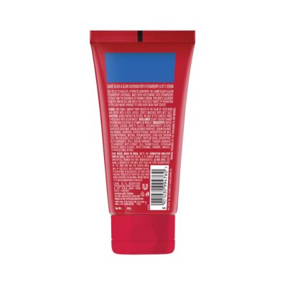 Lakme Blush & Glow Exfoliating Face Wash with Vitamin C Serum, Hydrating and Gentle Facewash with Strawberry Fruit Extracts, 100gm