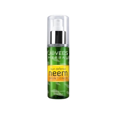 Jovees Herbal Neem Skin Toner | Sun Protection, Tightens Pores, Glowing Skin | Paraben and Alcohol Free | For All Skin Types | 100ML New
