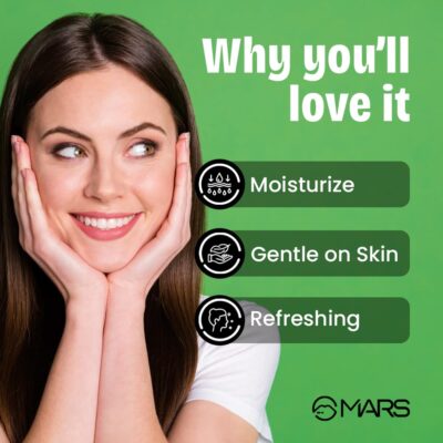 MARS Refreshing Wet Wipes for Face| Facial Cleansing | Refreshing & Skin Hydration| Soothing for skin | pH Balance & Alcohol Free | Nourishing with Fruit extract | 25 Wipes (Aloevera)