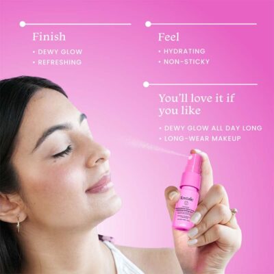 Foxtale Multivitamin Glow Toner & Makeup Setting Spray with Vitamin C & Niacinamide, Hydrating Toner for Glowing Skin, Alcohol-Free, For All Skin Types, 15 ml