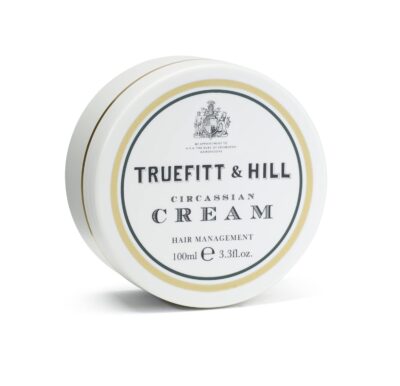 Truefitt & Hill Hair Styling Circassian Cream | 100gm | Best for Small to Medium Hair|Medium Hold| Shine|Restylable| Easy Wash Off | Hair Styling Cream | Hair Styling For Men|Safe For Daily Use|Non Greasy|Non Oily Look|Bergamot & Mandarin