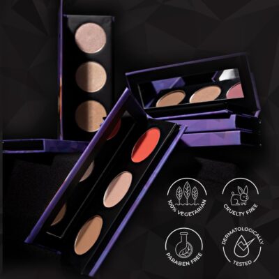 SUGAR Cosmetics Contour De Force Face Palette for Makeup | Includes Matte Bronzer, Highlighter & Blush | Makeup Palette with Built-in Mirror | 12.5gm - 02 Vivid Victory