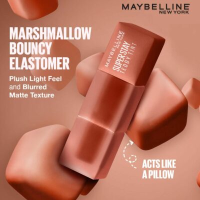 Maybelline New York Superstay Teddy Tint - Lip and Cheek Color - Coffee Date, 5ml