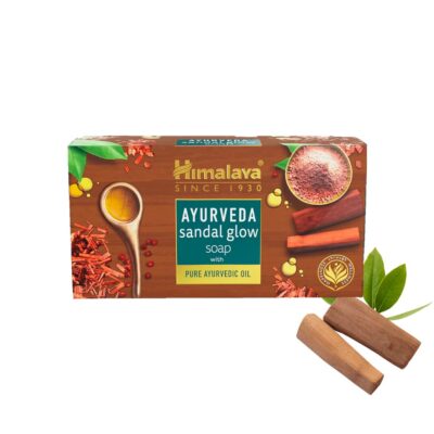 Himalaya Ayurveda Sandal Glow Soap, 75 Gm (Pack Of 4, 300 Gm)