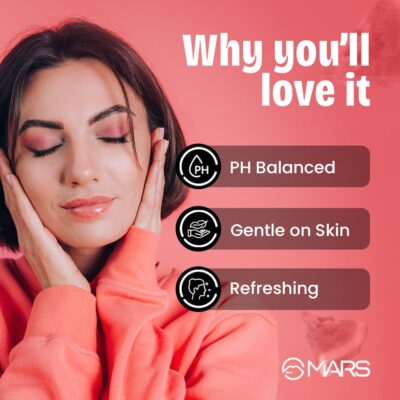 MARS Refreshing Wet Wipes for Face| Facial Cleansing | Refreshing & Skin Hydration| Soothing for skin | pH Balance & Alcohol Free | Nourishing with Fruit extract | 25 Wipes (Watermelon)