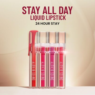 Swiss Beauty Stay Maxx Matte Highly Pigmented Liquid Lipstick | With Vitamin E & Shea Butter | Smudge-Proof and Transfer-Proof | 24 Hour Stay | 2gm, Shade- 2. Supple Pink