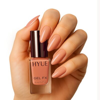 HYUE Gel FX Nail Paint | Rosewood | 8ml | Ultra-Glossy Gel Finish | 14-Day Long-Lasting Wear | Quick-Dry & Chip-Resistant | Vegan & Paraben-Free | No UV Needed | 22 Rich Salon-Quality Shades
