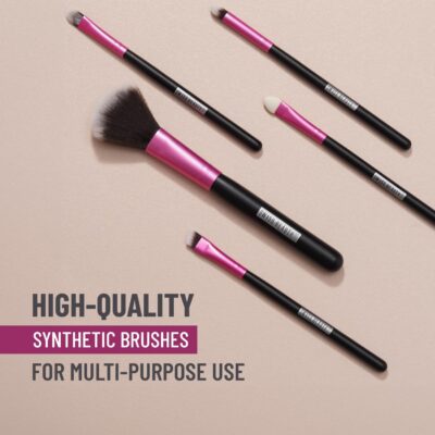 Swiss Beauty Makeup Brushes Set, Makeup Accessory, Pink, 100G