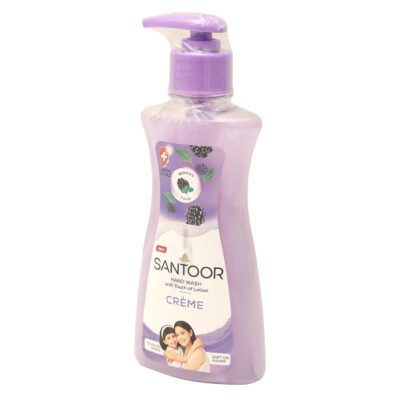 Santoor Crème Hand Wash - 215 ml (Berries & Tulsi)