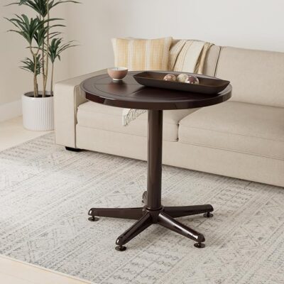 Supreme Penta Round Plastic Table (Brown)