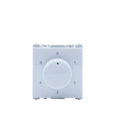 Wipro Northwest Nowa Fan Regulator 5+1 Position Step Type, White (pack of 6)