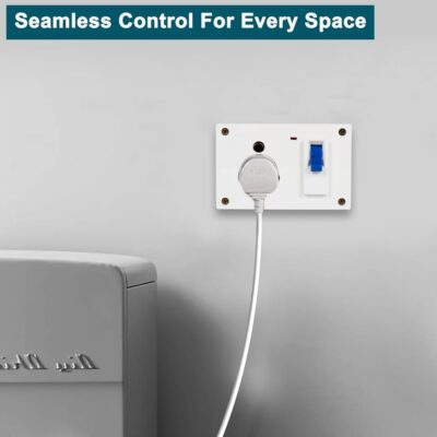 Combined Box 16 Amp with Universal Socket, Master Switch, LED Indicator | MCB Option | 240V Power Utility Box for Home, Office & Appliances