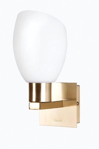 PHILIPS Muziris Wall Light 1H | Decorative LED Wall Lamp for Living Room, Bedroom & Hallway | Elegant Warm White Wall Light Fixture | Pack of 1