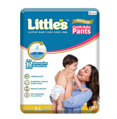 Little's Baby Diaper Pants XL Size – Soft Comfort & Leak Protection (54 Pieces)