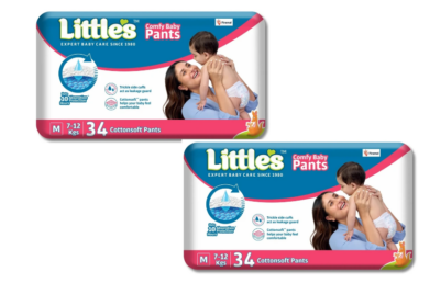 Little’s Comfy Baby Pants CottonSoft Diapers Medium Size M (68 Pieces) – Ultra Soft, Leak Protection & Comfortable Fit for Active Babies